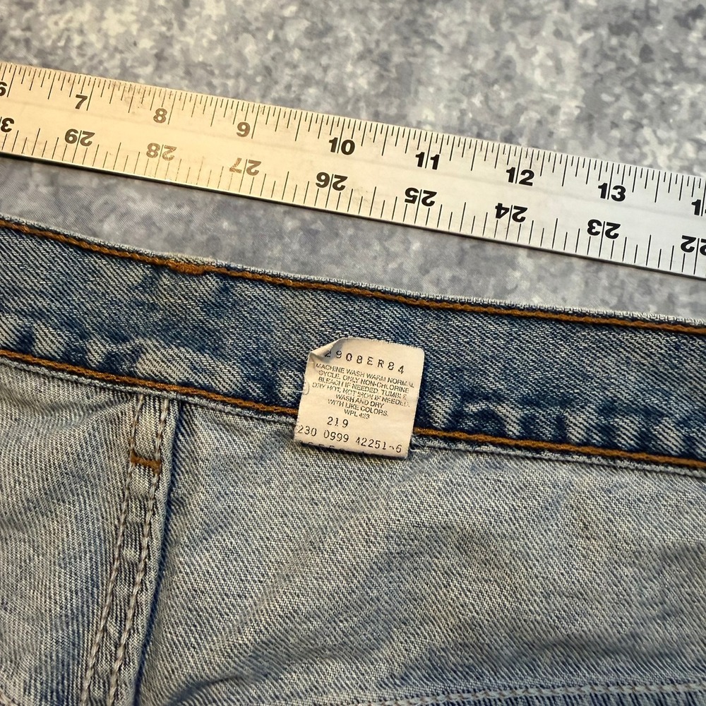 Vintage Levi's 560 Mens =Relaxed Fit Denim Jean‎ Shorts Size 40 Blue Light Wash - Picture 4 of 10